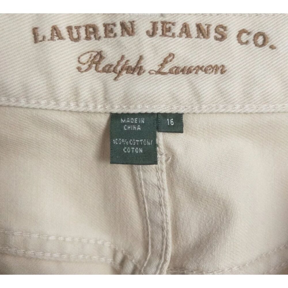 Lauren Jeans Co. Ralph Lauren — Denim jeans · Cotton · Sz 16 - Picture 6 of 12